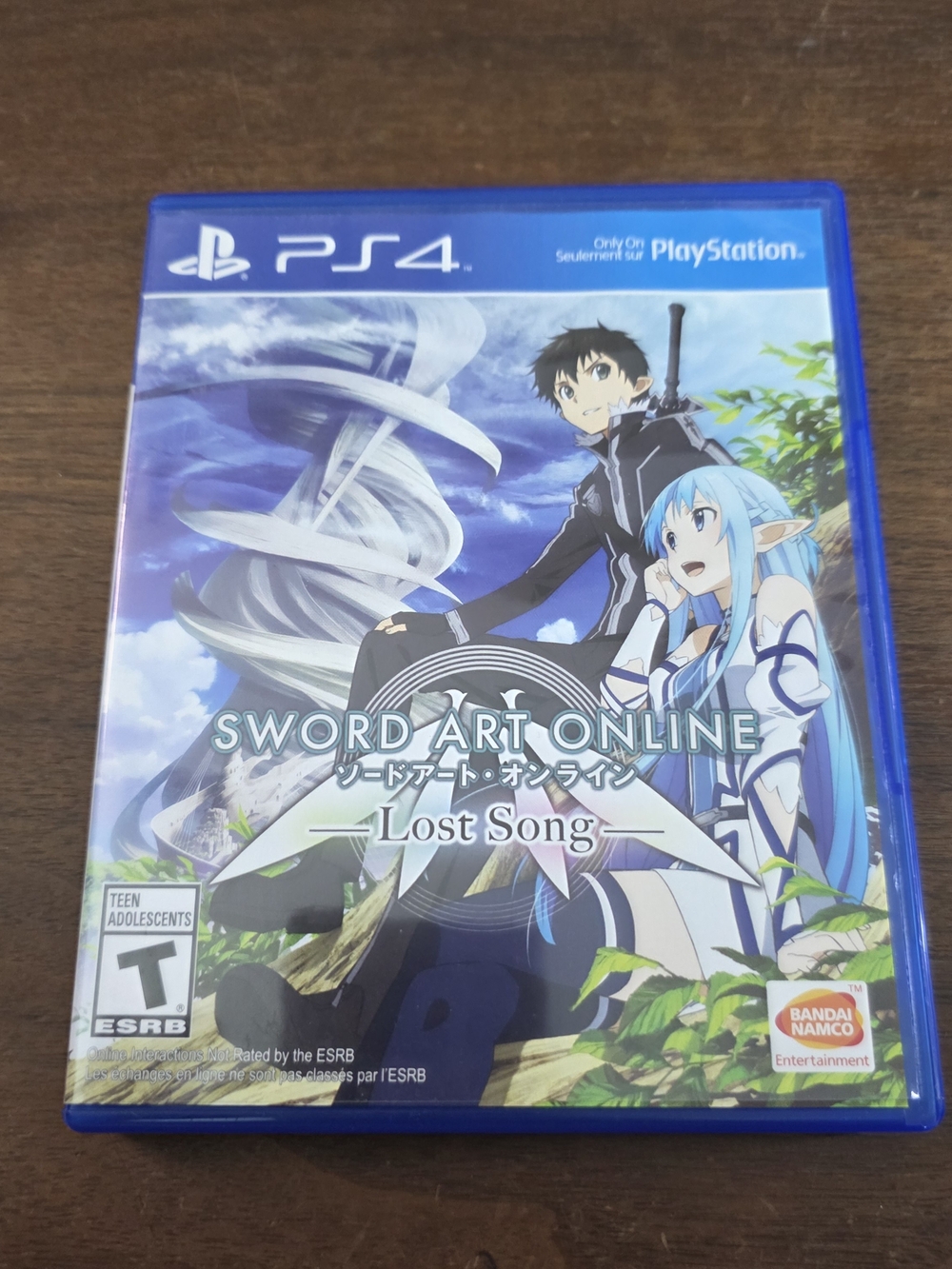 PS4 Sword Art Online: Lost Song Game